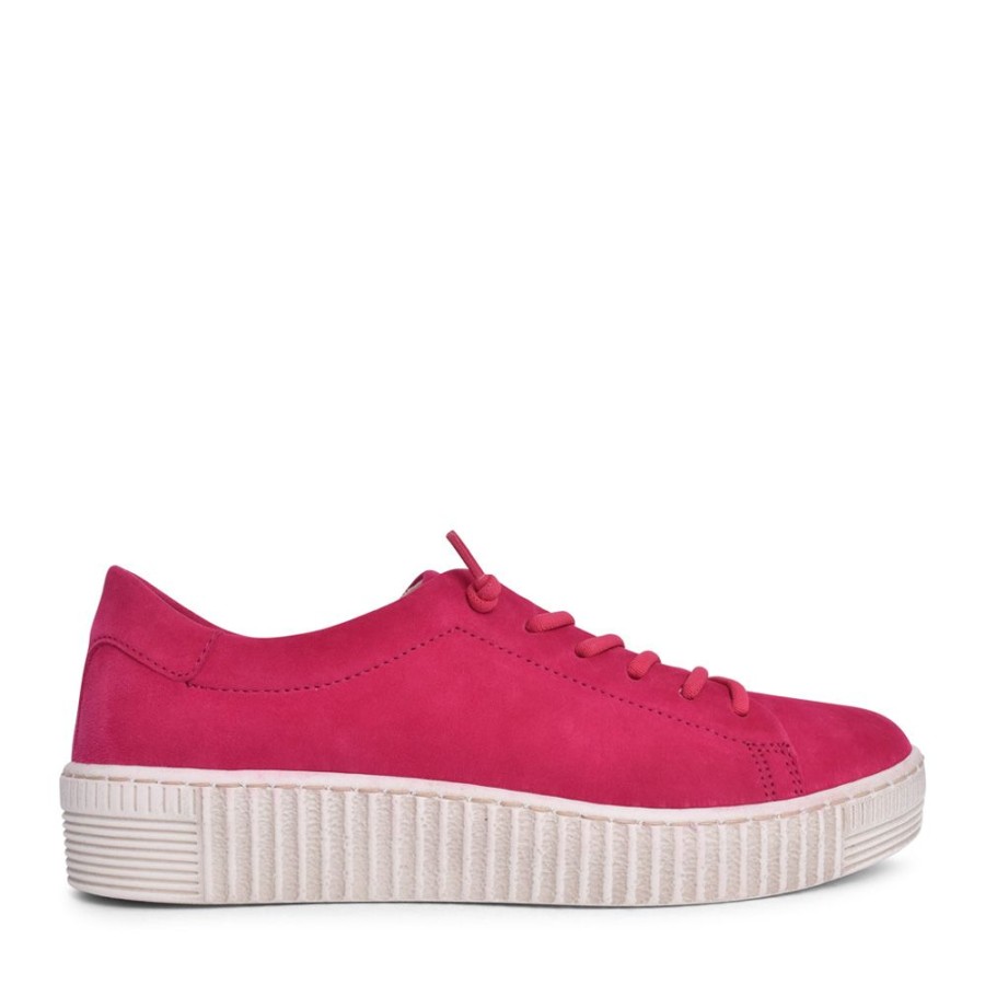 Ladies GABOR | Ladies Woodall 23.331 Laced Trainer In Pink