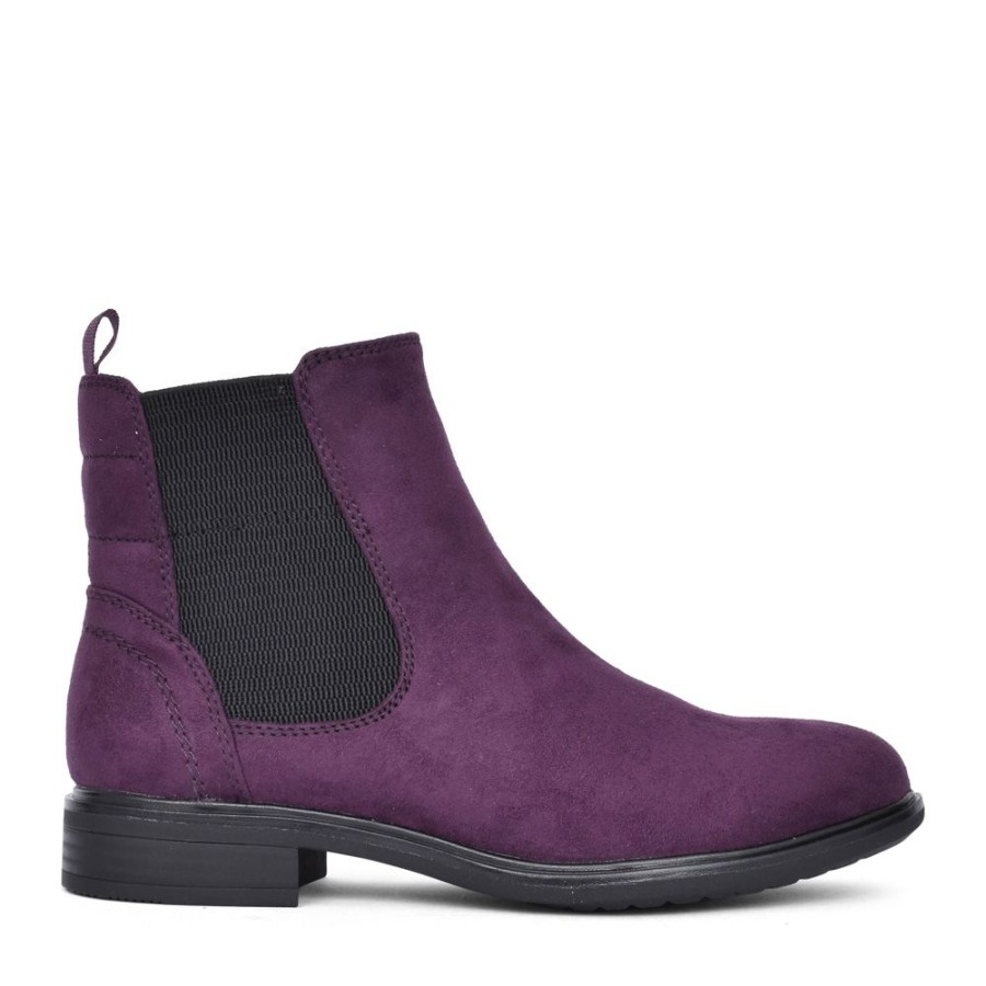 Ladies JANA | Ladies 8-25369 Chelsea Boot In Purple