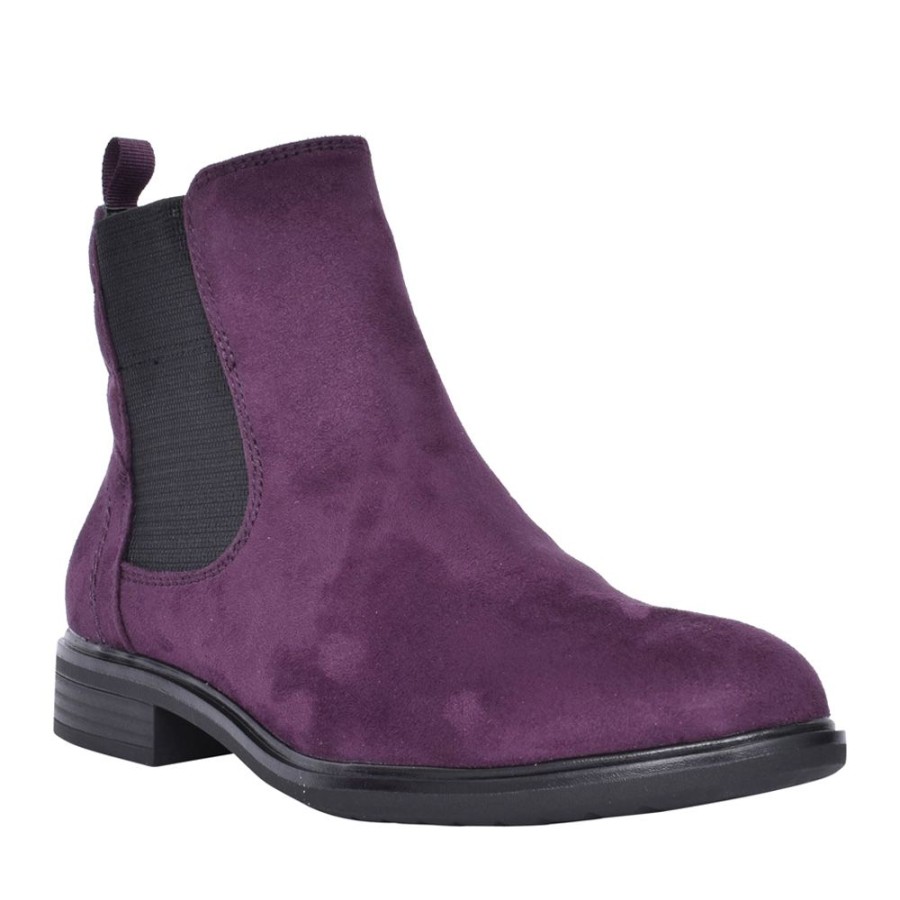 Ladies JANA | Ladies 8-25369 Chelsea Boot In Purple