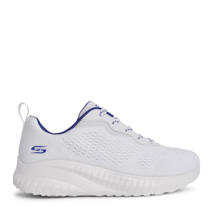 Ladies SKECHERS | Ladies 117227 Bobs Squad Chaos Trainer In Off White