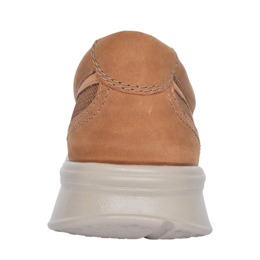 Mens CLARKS | Cotrell Easy Leather G Fit Slip On Shoe For Men In Tan