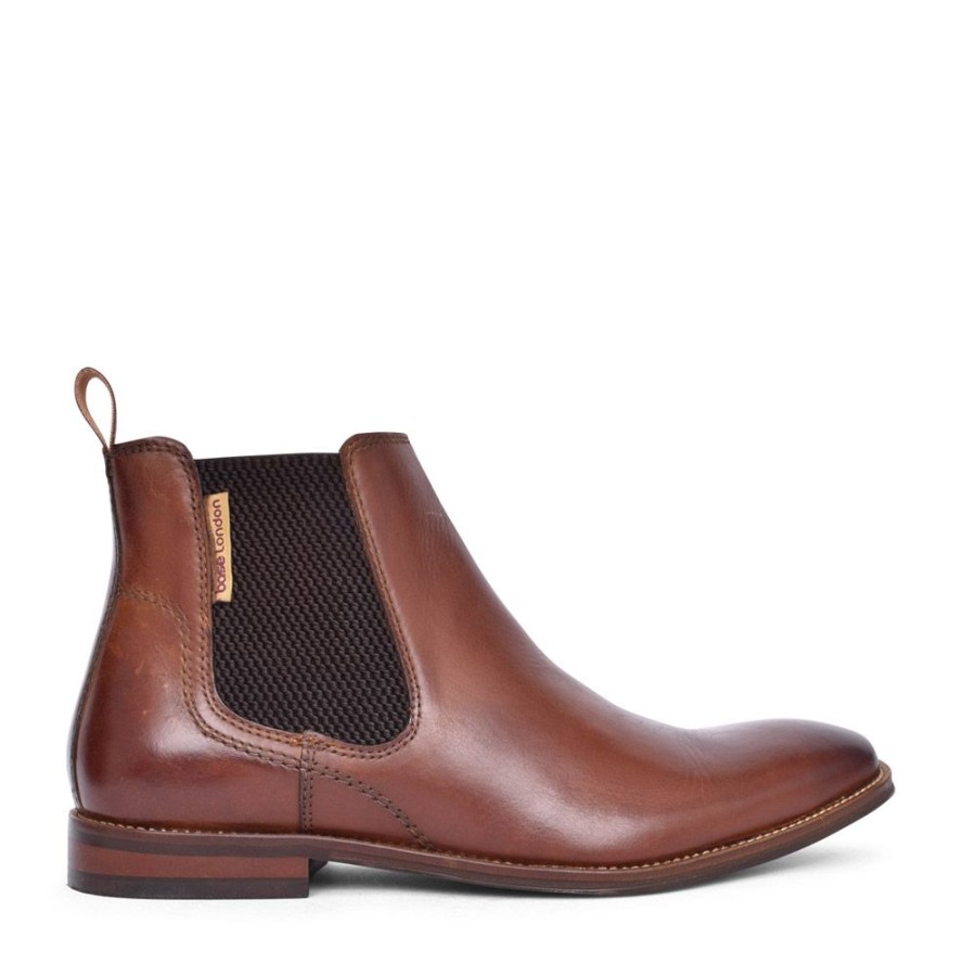 Mens BASE LONDON | Men'S Ve04 Sikes Chelsea Boot In Tan