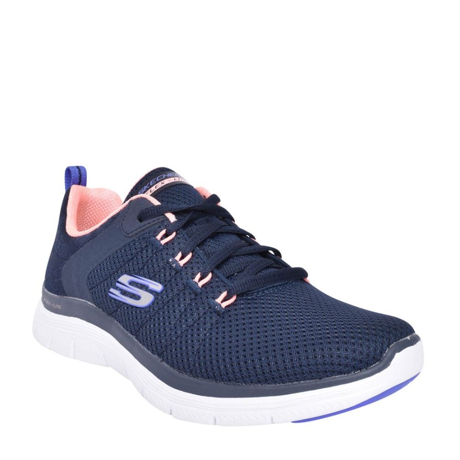 Ladies SKECHERS | Ladies 149580 Elegant Ways Trainer In Navy