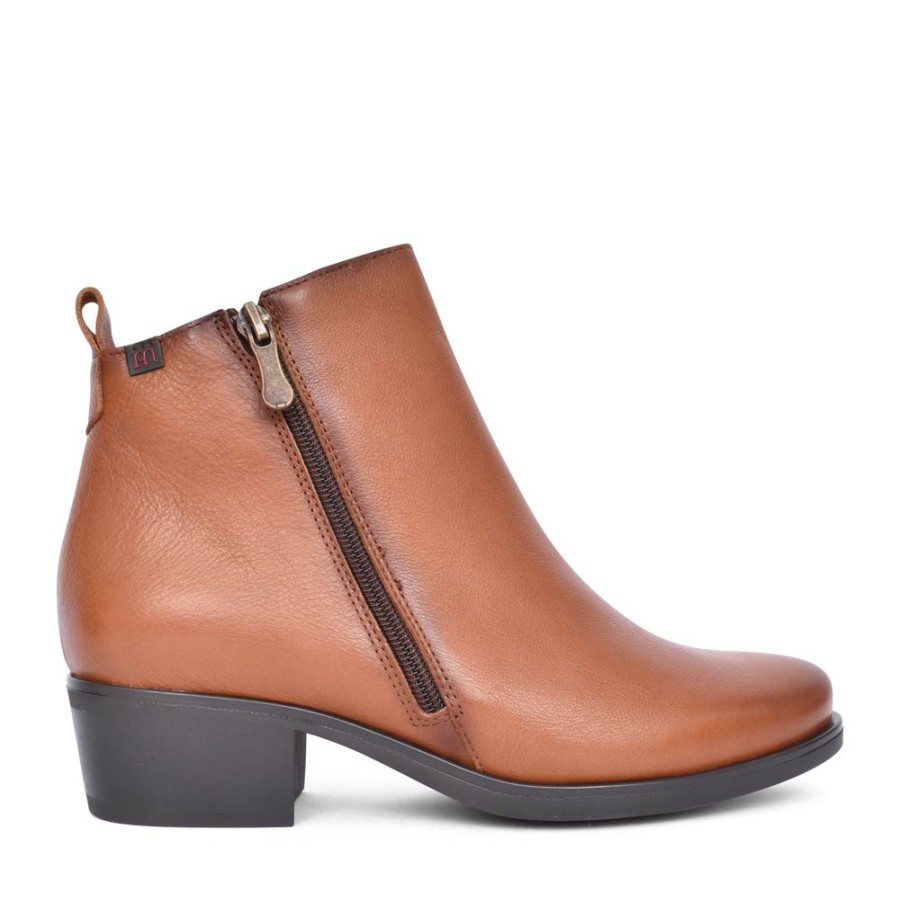 Ladies PEPE MENARGUES | Ladies 20411 Ankle Boot In Tan