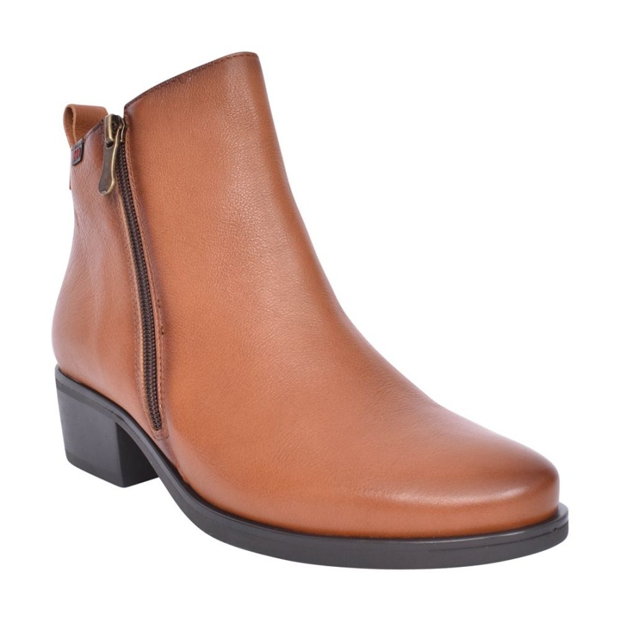 Ladies PEPE MENARGUES | Ladies 20411 Ankle Boot In Tan