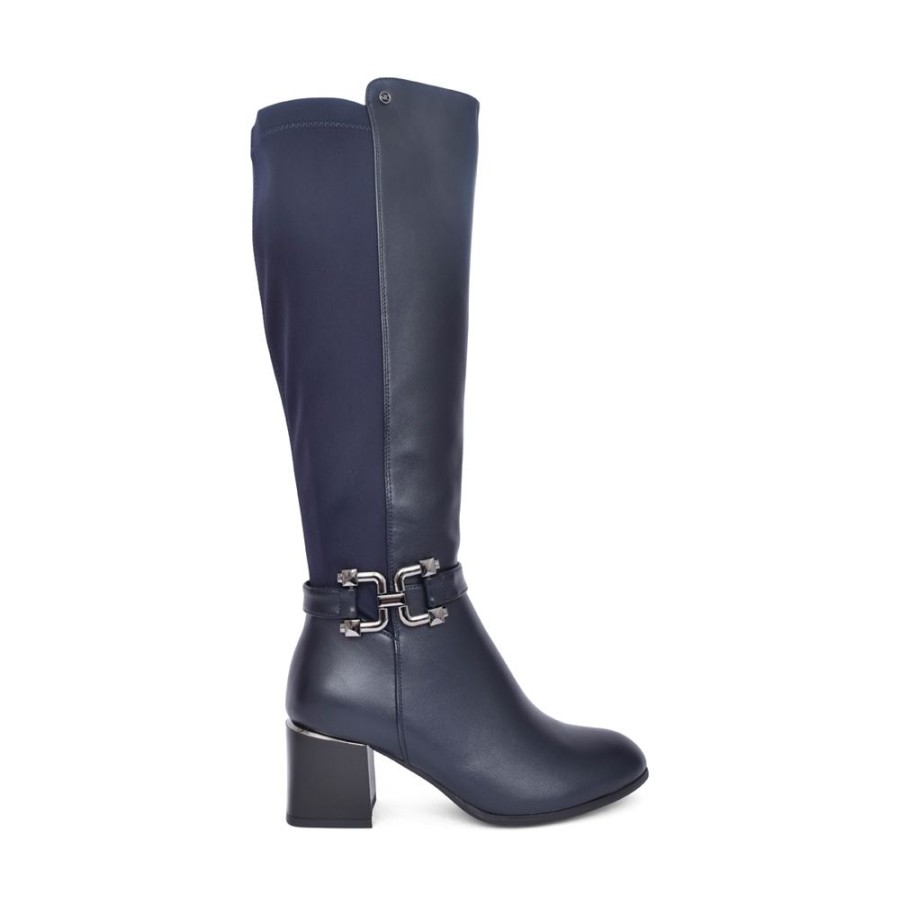 Ladies ZANNI & CO | Ladies Kirdasa Long Leg Boot In Navy