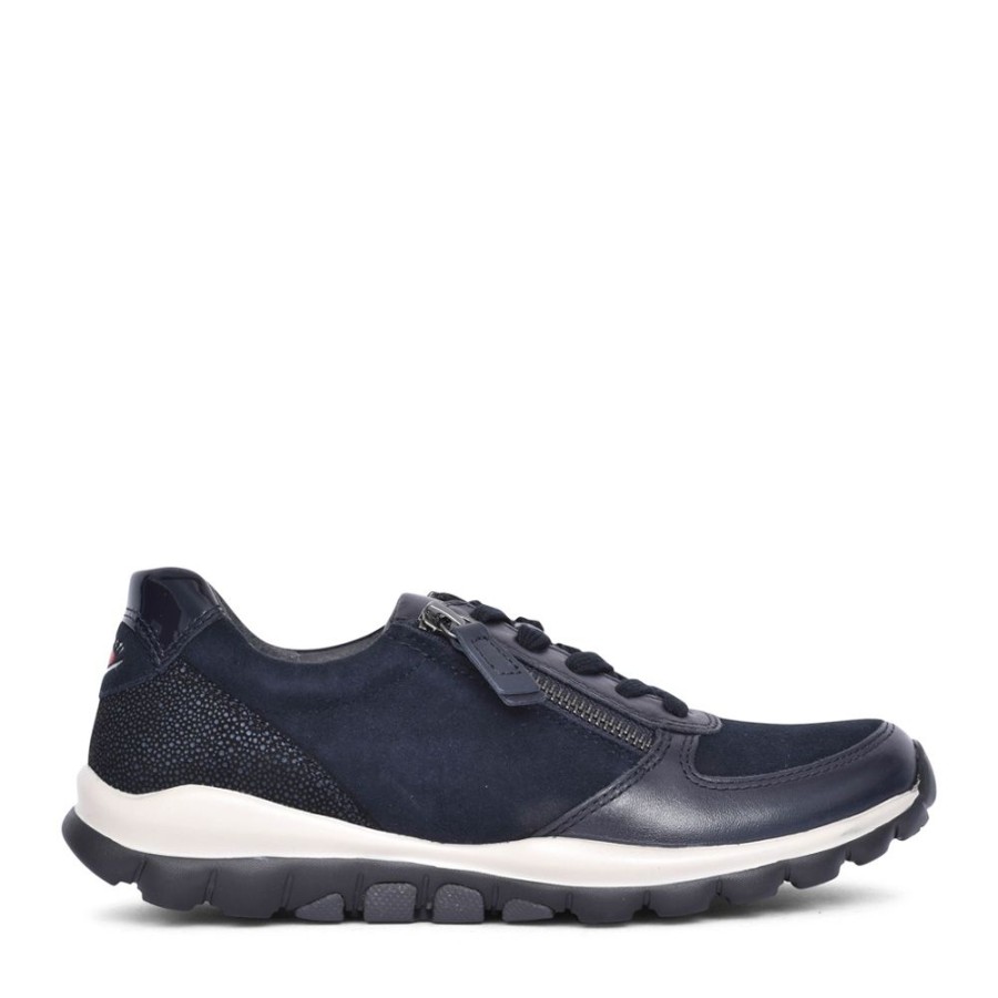 Ladies GABOR | Ladies 968 Fantastic Trainer In Navy