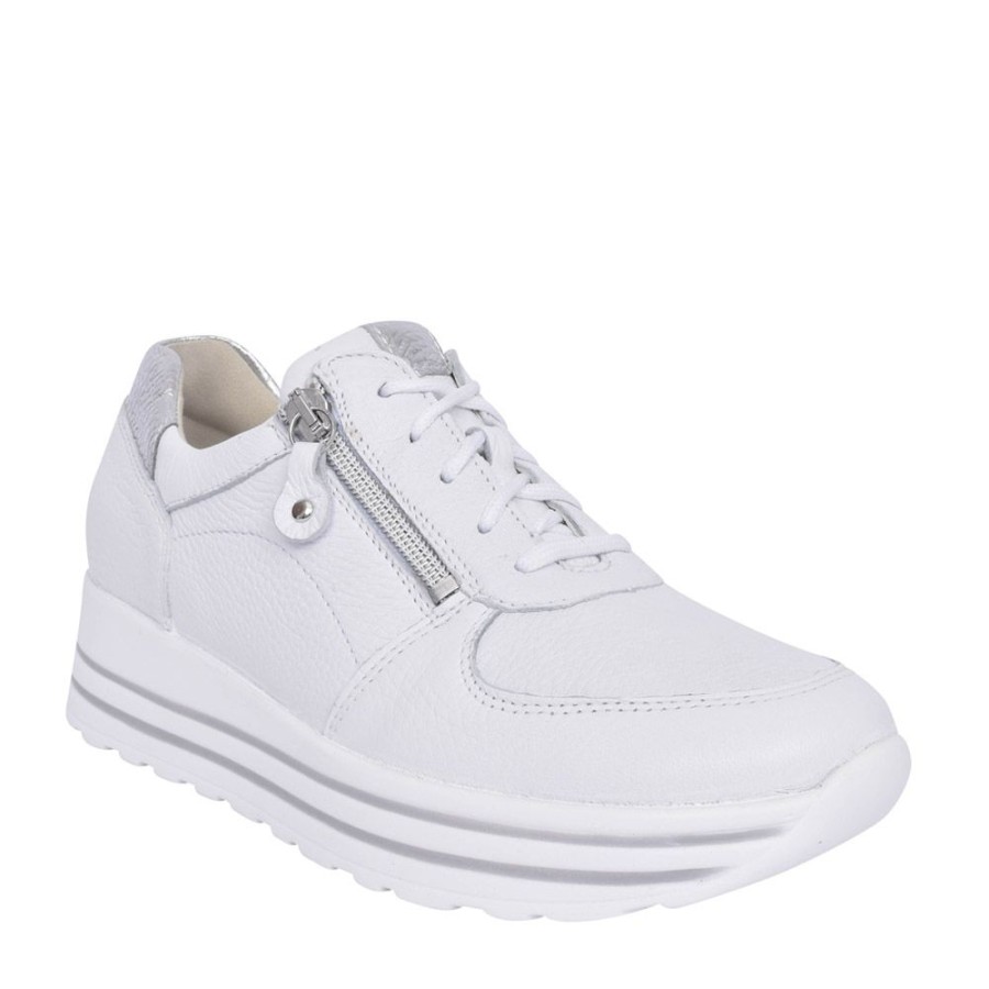 Ladies WALDLAUFER | Ladies H-Lana 758009 Trainer In White