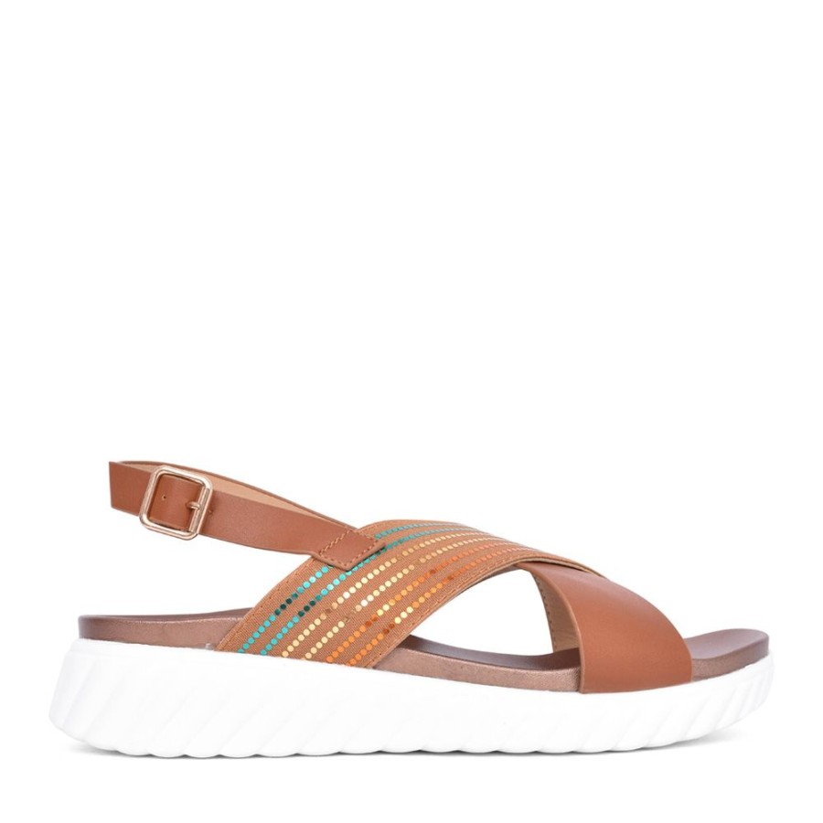 Ladies REDZ | Ladies B6J7303 Sandal In Tan