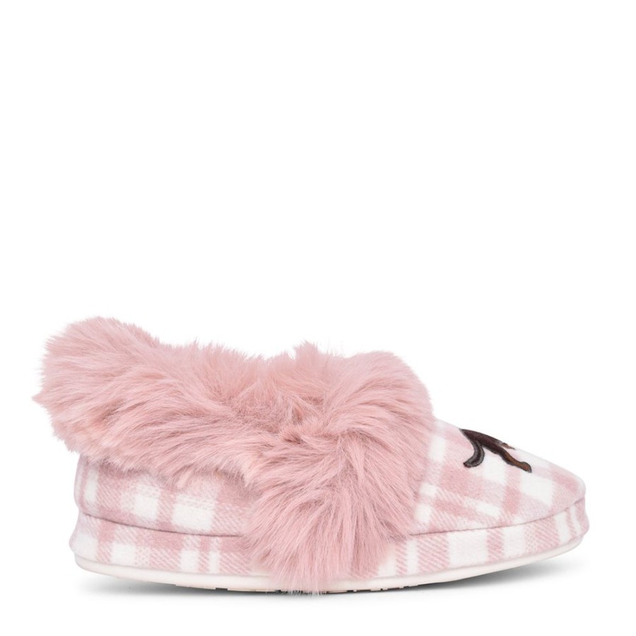 Ladies LAZY DOGZ | Ladies Callie Kld432 Slipper In Pink