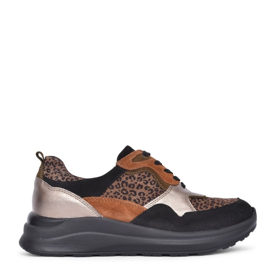 Ladies WALDLAUFER | Ladies 760002 H-Rosa Trainer In Animal