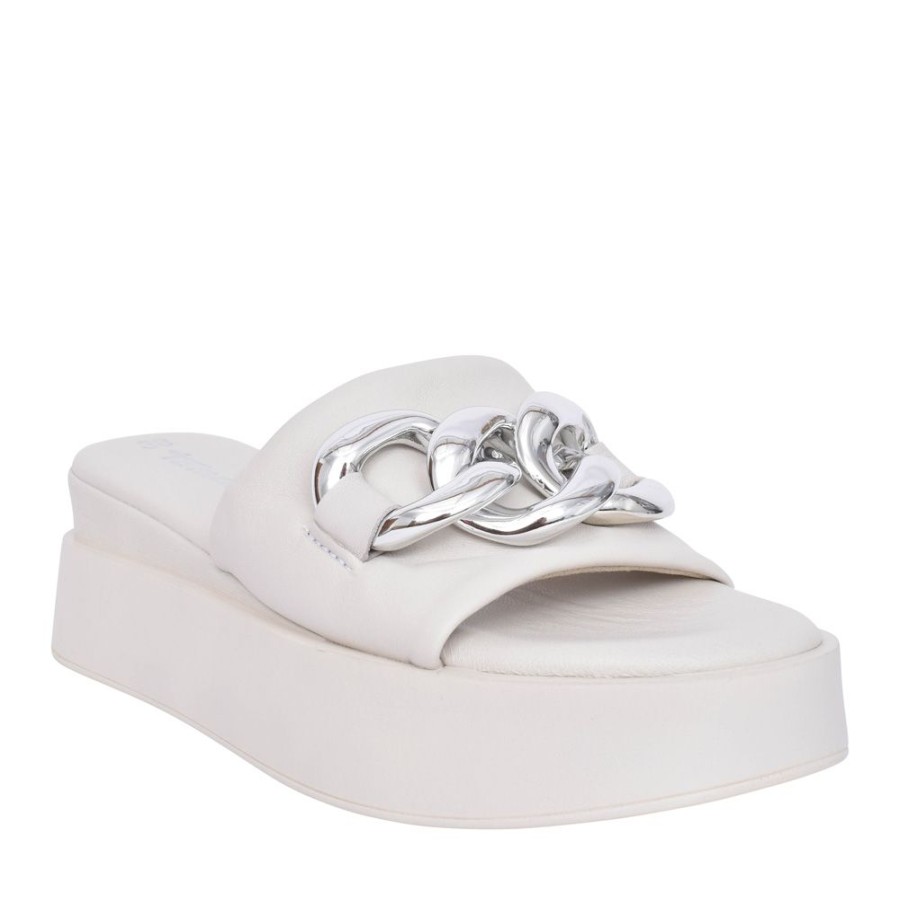 Ladies TAMARIS | Ladies 1-27215 Wedge Mule In White