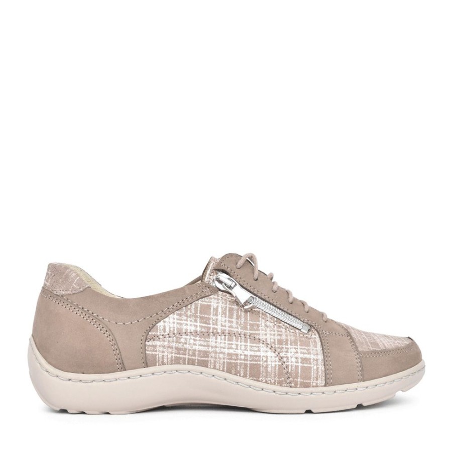 Ladies WALDLAUFER | Ladies 496042 Henni Casual Shoe In Beige