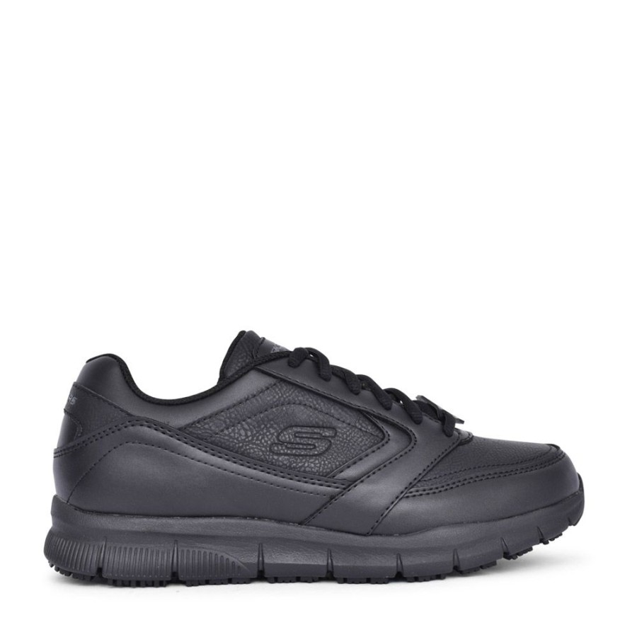 Ladies SKECHERS | Ladies 77235Ec Nampa Trainer In Black