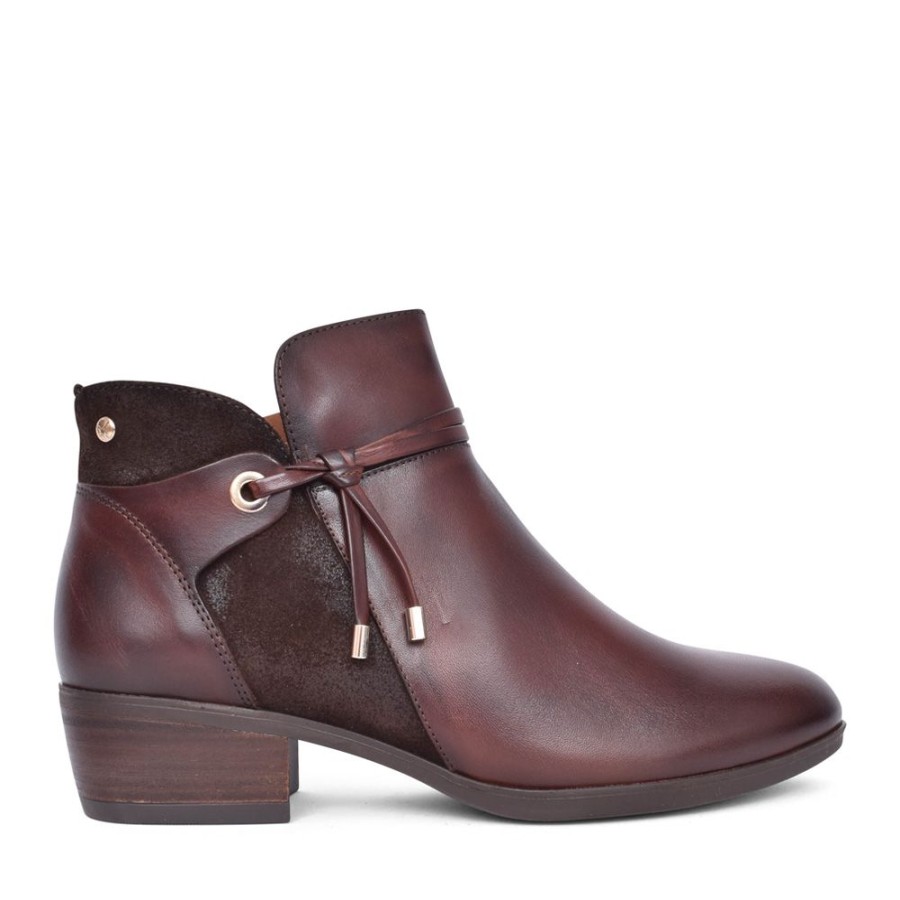 Ladies PIKOLINOS | Ladies Daroca Ankle Boot In Burgandy