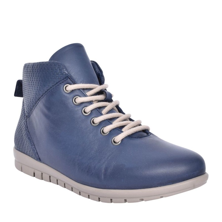 Ladies ADESSO | Ladies Fiona A7029 Laced Ankle Boot In Navy