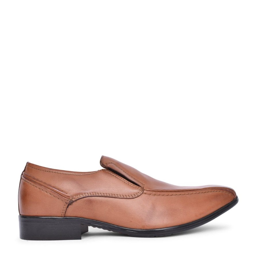 Mens DUBARRY | Mens Deegan Leather Slip-On Shoe In Tan