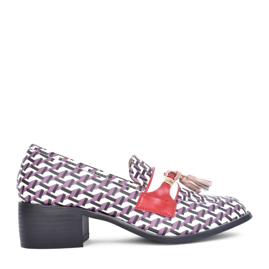 Ladies DANCING MATILDA | Ladies Trapeze 010 Slip-On Shoe In Multi-Colour