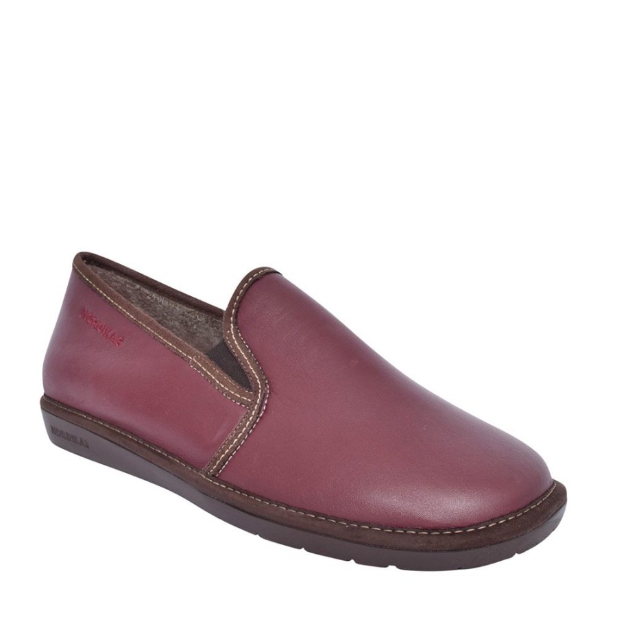 Mens NORDIKAS | Mens 663 Casual Slipper In Burgandy