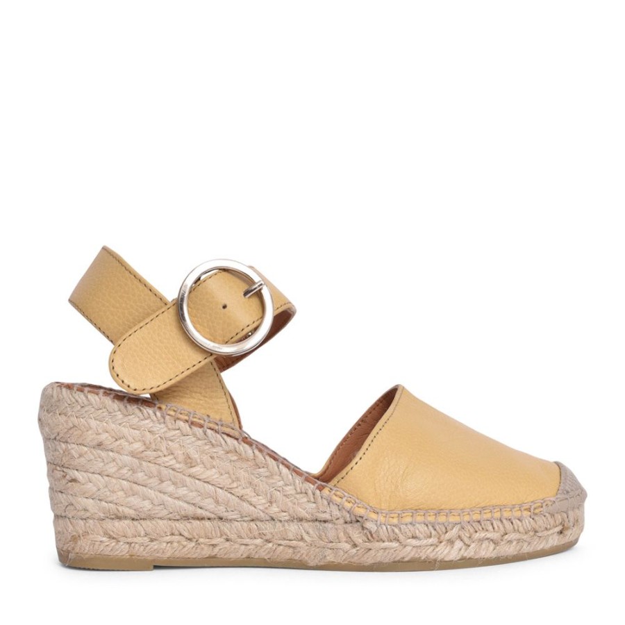 Ladies VIGUERA | Ladies 1922 Wedged Espadrille In Mustard