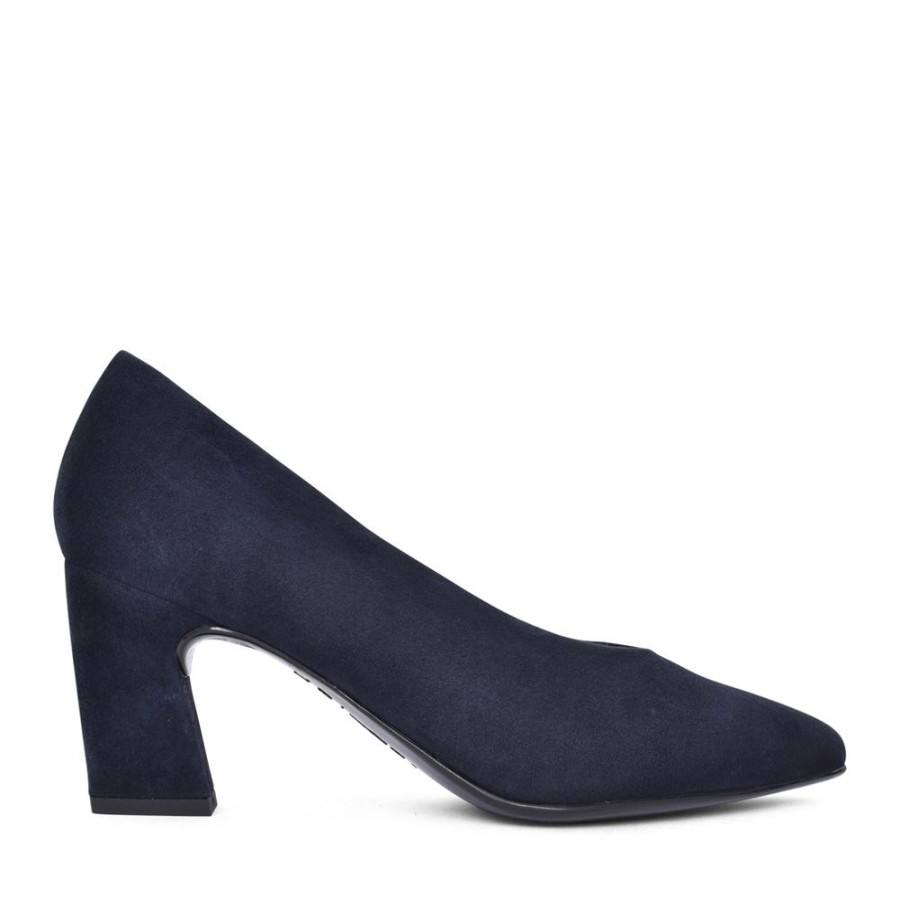 Ladies UNISA | Ladies Kramp Medium Heel Court Shoe In Navy