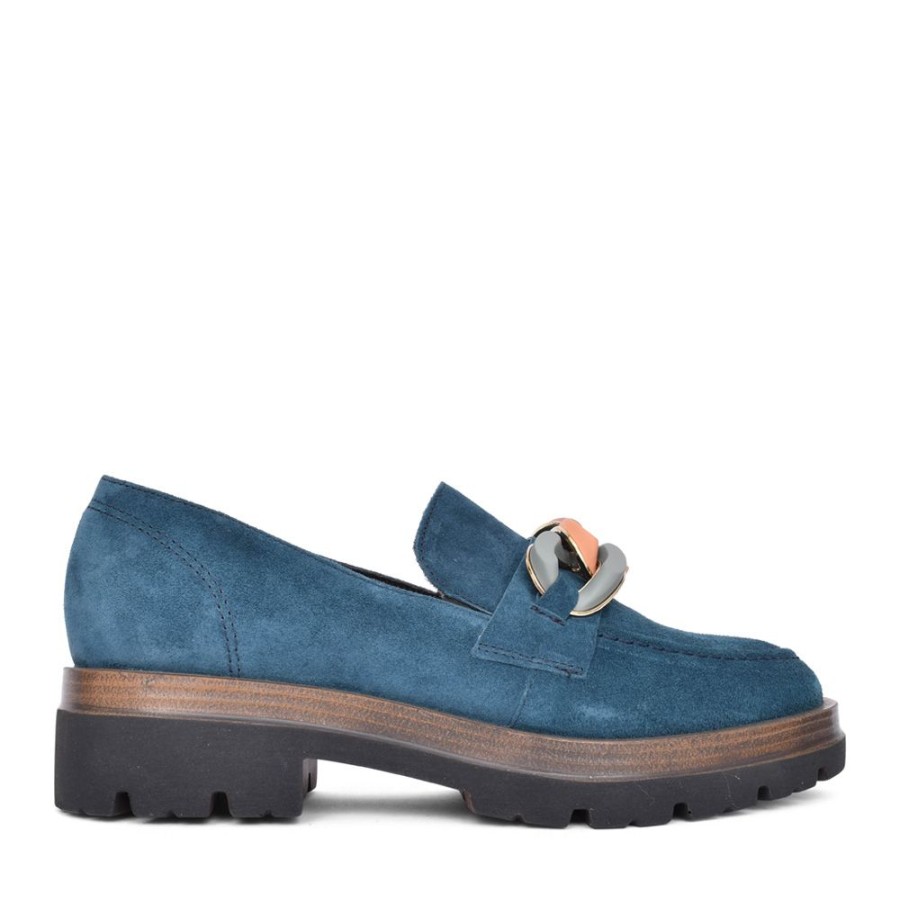 Ladies VIGUERA | Ladies 8140 Loafer In Teal