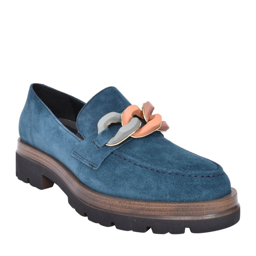 Ladies VIGUERA | Ladies 8140 Loafer In Teal