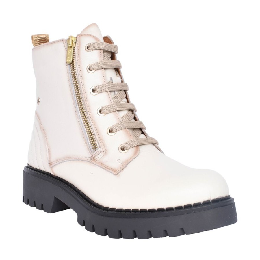 Ladies PIKOLINOS | Ladies Aviles Ankle Boot In Ivory