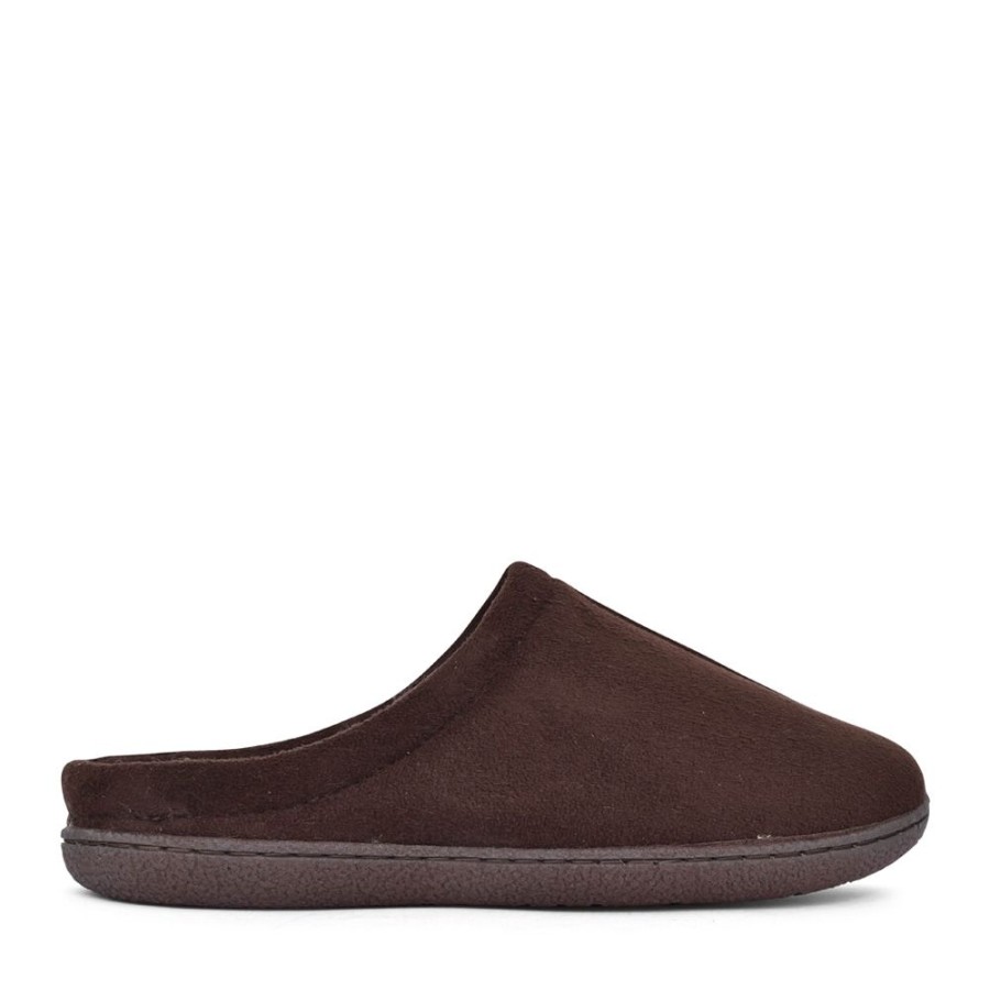 Mens JO & JOE | Mens Cliff Mule Slipper In Dark Brown