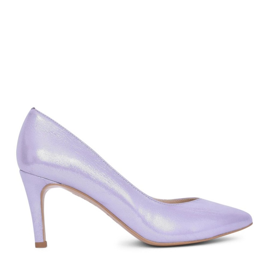 Ladies EMIS | Ladies 6047 Medium Heel Court Shoe In Lavender