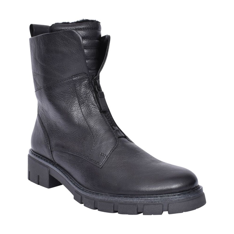 Ladies ARA | Ladies 12-23130 Dover Chunky Calf Boot In Black