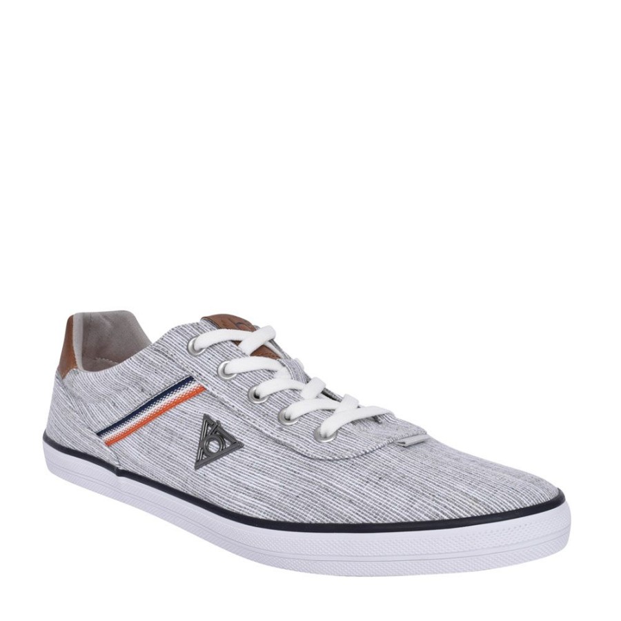 Mens BUGATTI | Mens 50210 Lace Up Shoe In Light Grey