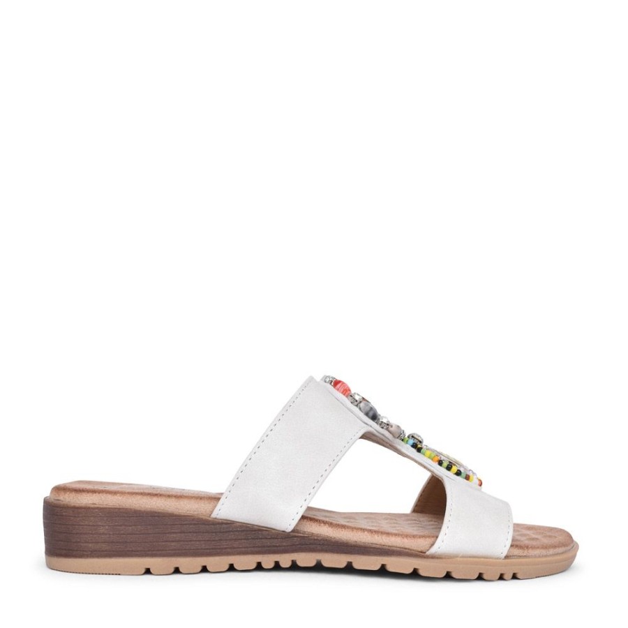 Ladies LUNAR | Ladies Elsa Jlh324 Mule In White