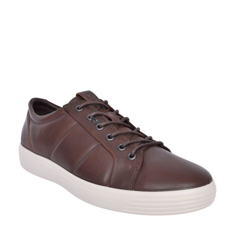 Mens ECCO | 470144 Soft 7 Casual Laced Shoe For Men In Tan