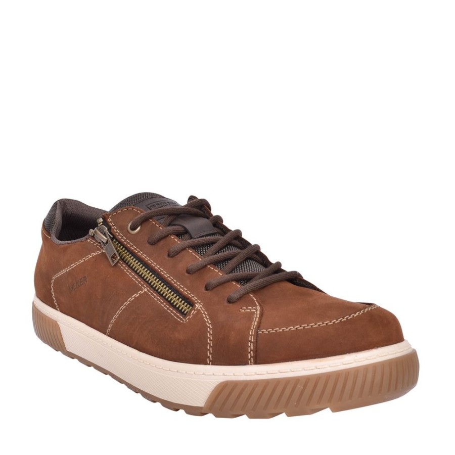 Mens RIEKER | Mens 18910 Laced Shoe In Tan