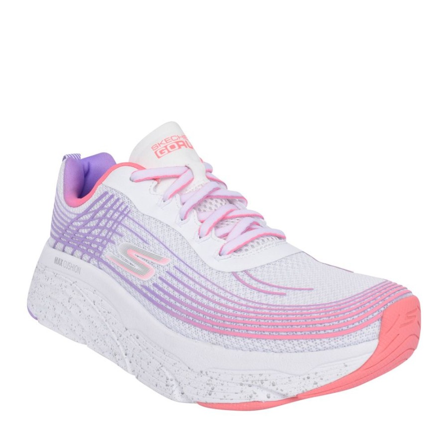 Ladies SKECHERS | Ladies 128563 Max Cushioning Elite Trainer In White