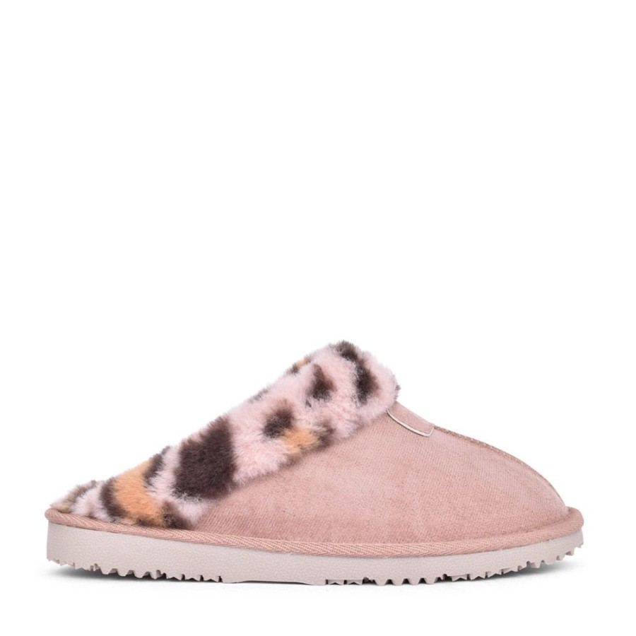 Ladies ELLA | Ladies Lily Mule Slipper In Mink