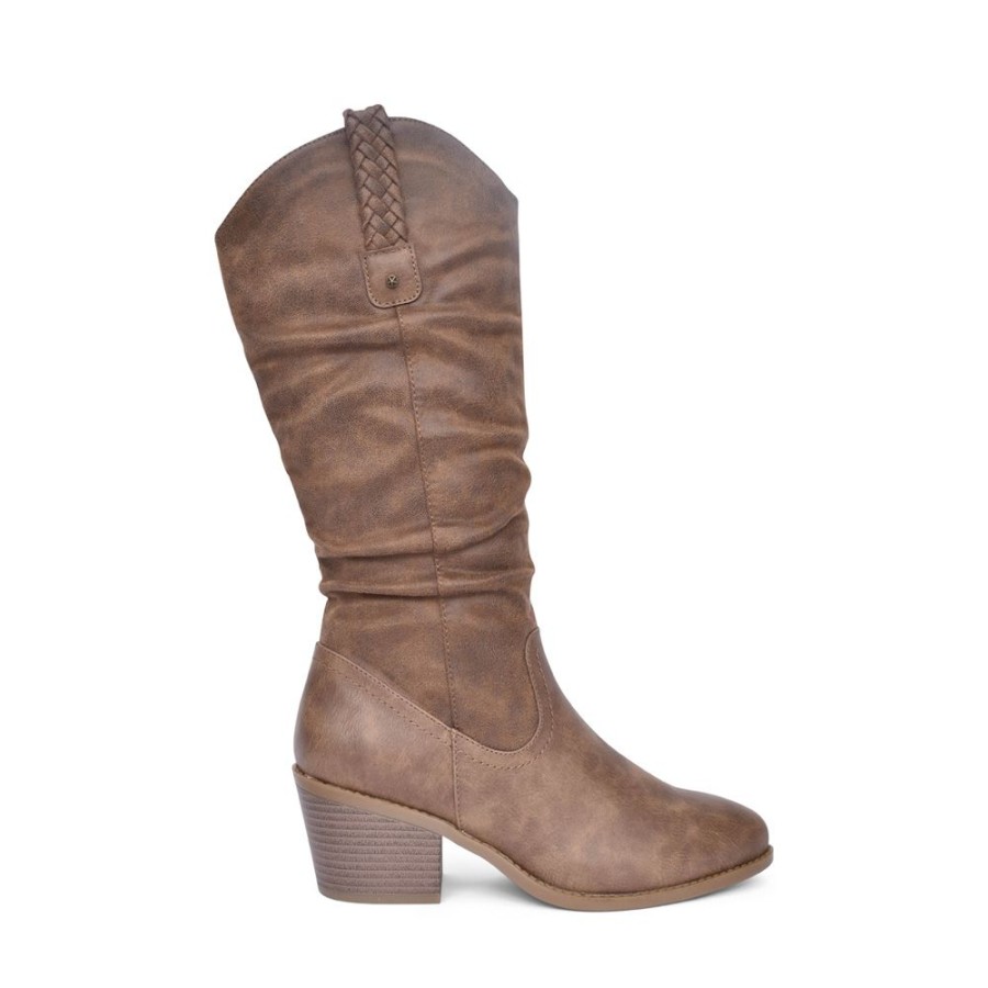 Ladies ESCAPE | Ladies Oakland Long Leg Boot In Taupe