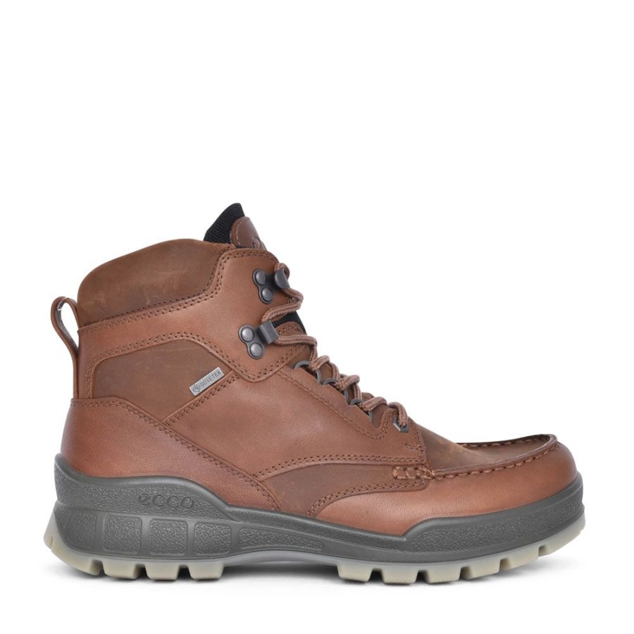 Mens ECCO | Men'S 831704 Track 25 Lace Up Gortex Boot In Brown In Brown