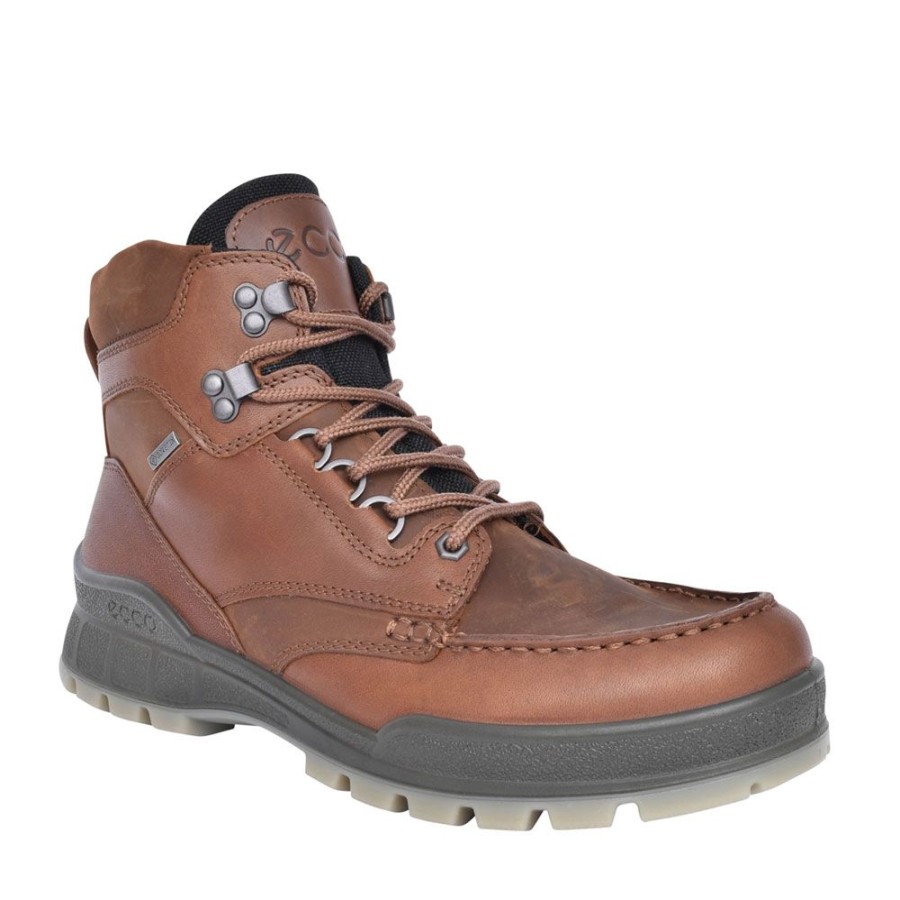 Mens ECCO | Men'S 831704 Track 25 Lace Up Gortex Boot In Brown In Brown