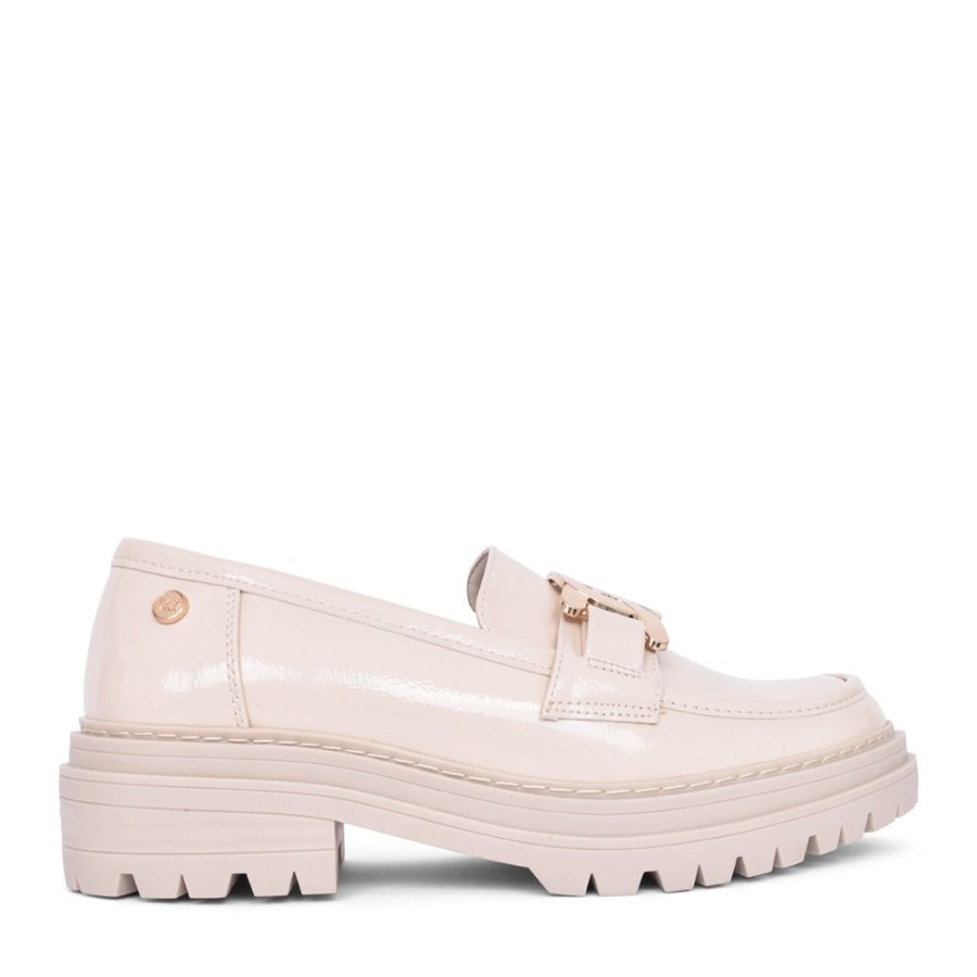 Ladies XTI | Ladies 141727 Platform Loafer In Beige