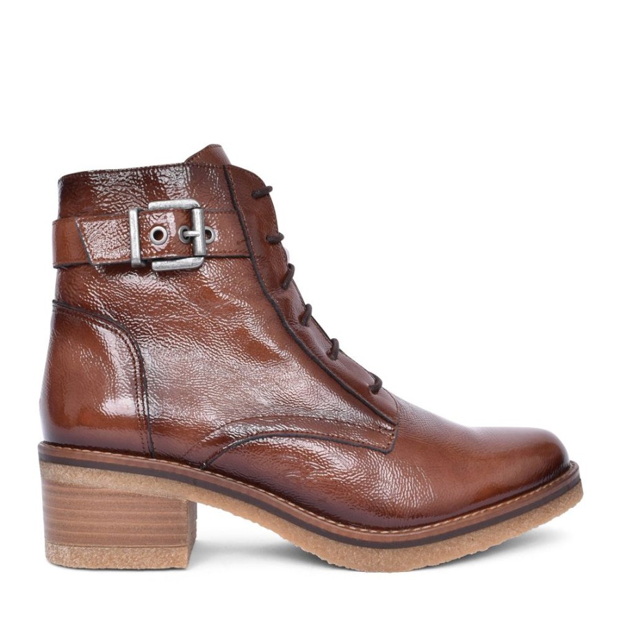 Ladies DORKING BY FLUCHOS | Ladies Lucero D8686 Laced Ankle Boot In Brown