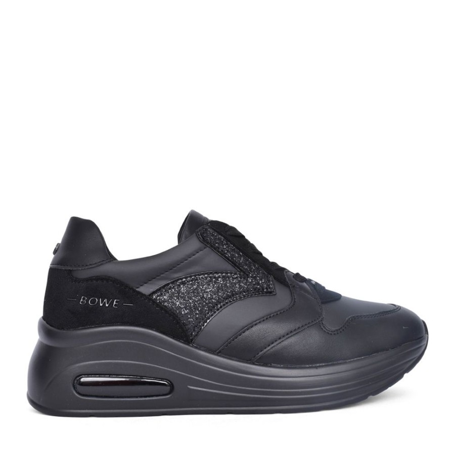 Ladies LLOYD & PRYCE | Ladies Ehreske Laced Trainer In Black