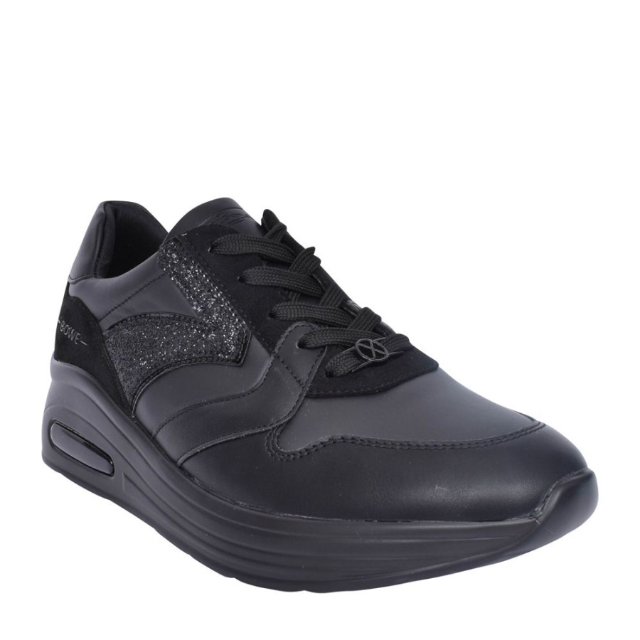 Ladies LLOYD & PRYCE | Ladies Ehreske Laced Trainer In Black