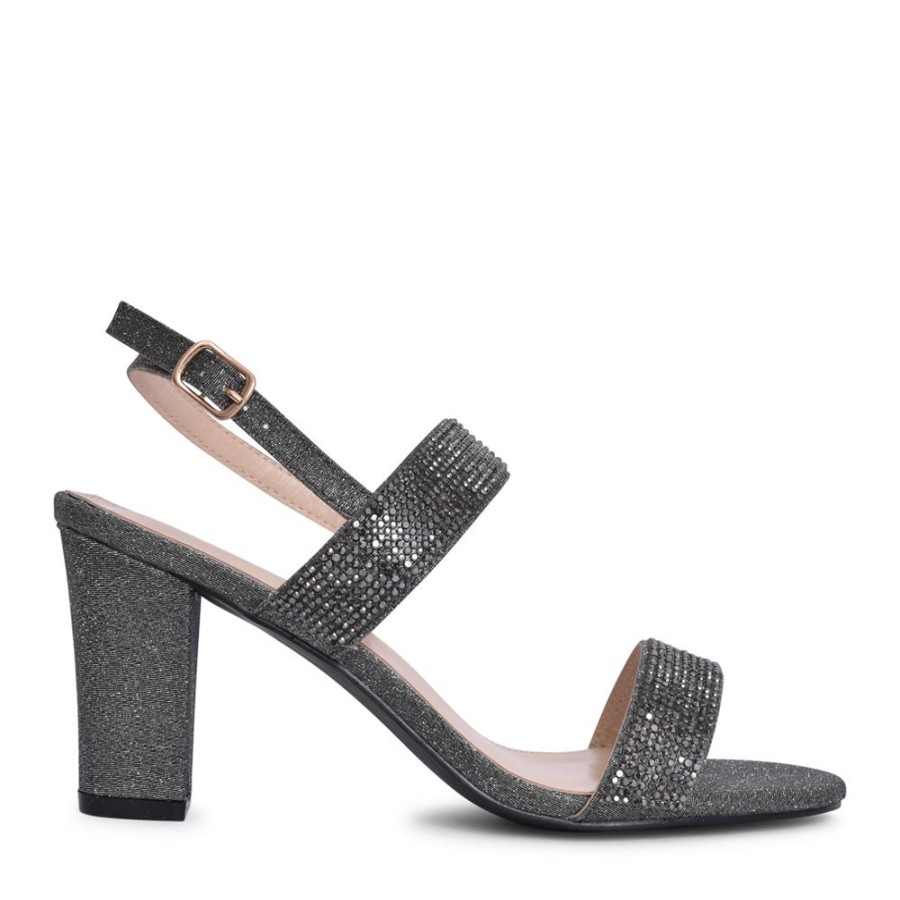 Ladies SORENTO | Ladies Millhouse Block Heel Sandal In Pewter