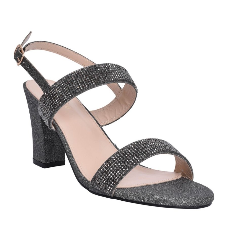 Ladies SORENTO | Ladies Millhouse Block Heel Sandal In Pewter