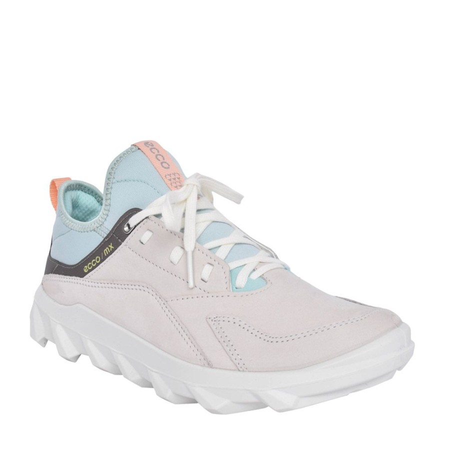 Ladies ECCO | Ladies 820183 Laced Trainer In Light Grey