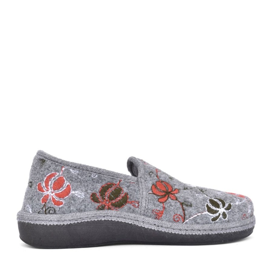 Ladies PADDERS | Ladies Rosie Slipper In Grey