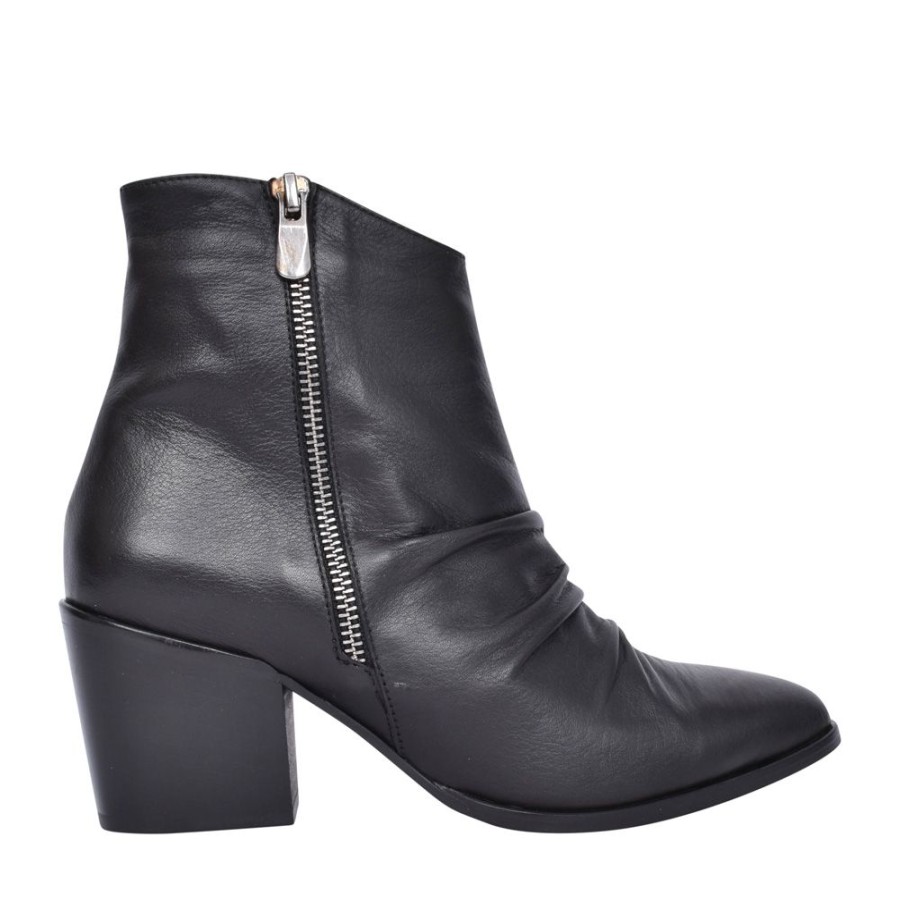 Ladies MODA IN PELLE | Ladies Coralie Medium Heel Ankle Boot In Black