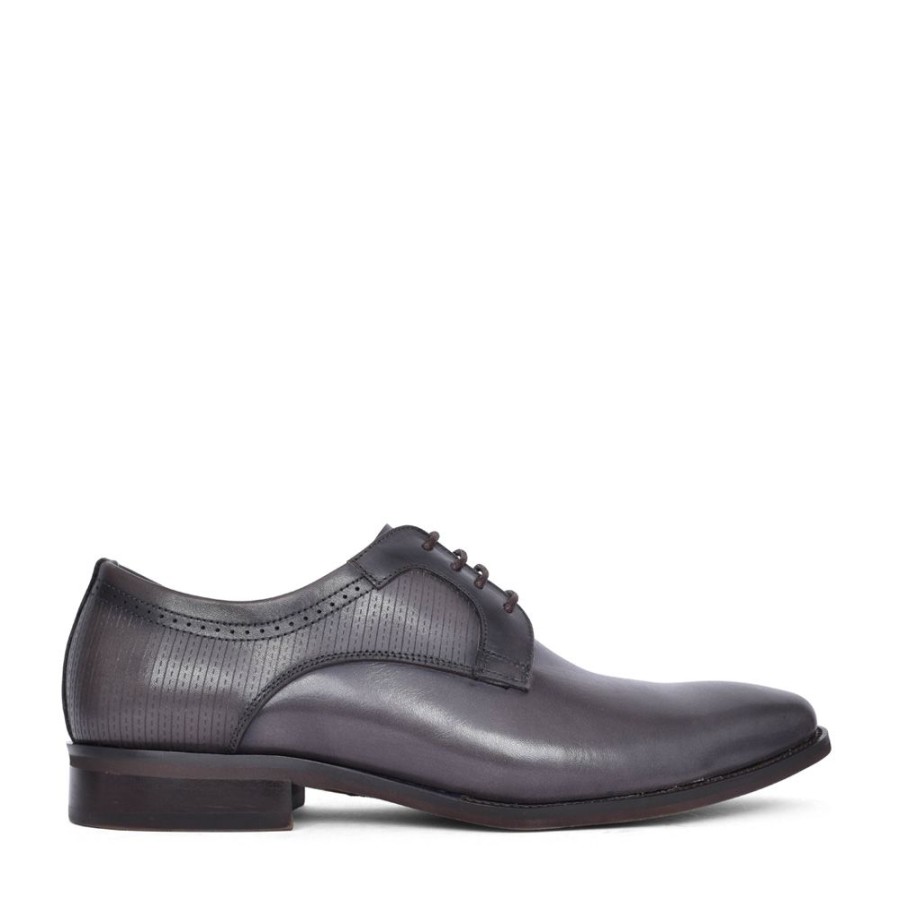 Mens ESCAPE | Mens Leading Lite Laced Shoes In Grey